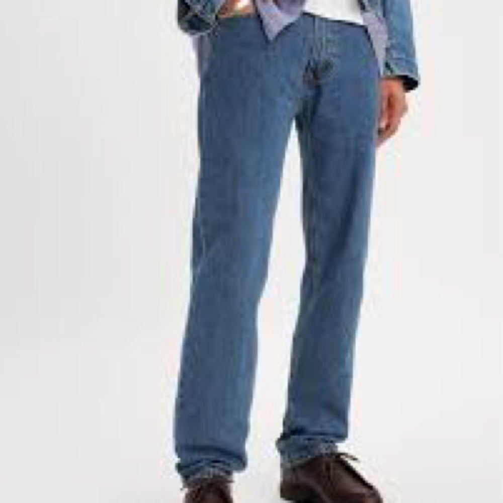 Levi’s 505 Relaxed Fit Straight Stretch Jeans 38x30 NWT